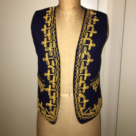Vintage 1970’s Turkish Hand Embroidered Soutache Vest - Picture 3 of 15
